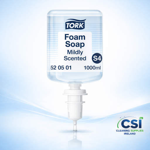 Tork S4 Antimicrobial Foam Soap 1 Litre Fragrance-Free Refill for S4 Foam Soap Dispensers