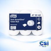 Tork SmartOne T8 Toilet Tissue Rolls 6 Pack Case for High Traffic Washrooms Ireland