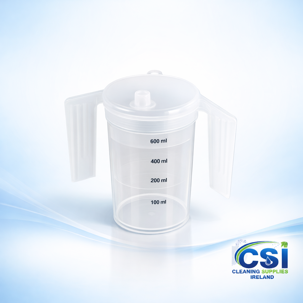 Two Handled Feeder Cup with Narrow Spout Lid for Elderly and Disability Care Ireland