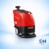 Victor SD40 compact battery powered floor scrubber drier with 40 litre tank and slimline design