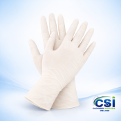Clear Vinyl Disposable Gloves - Large (Case of 1000)