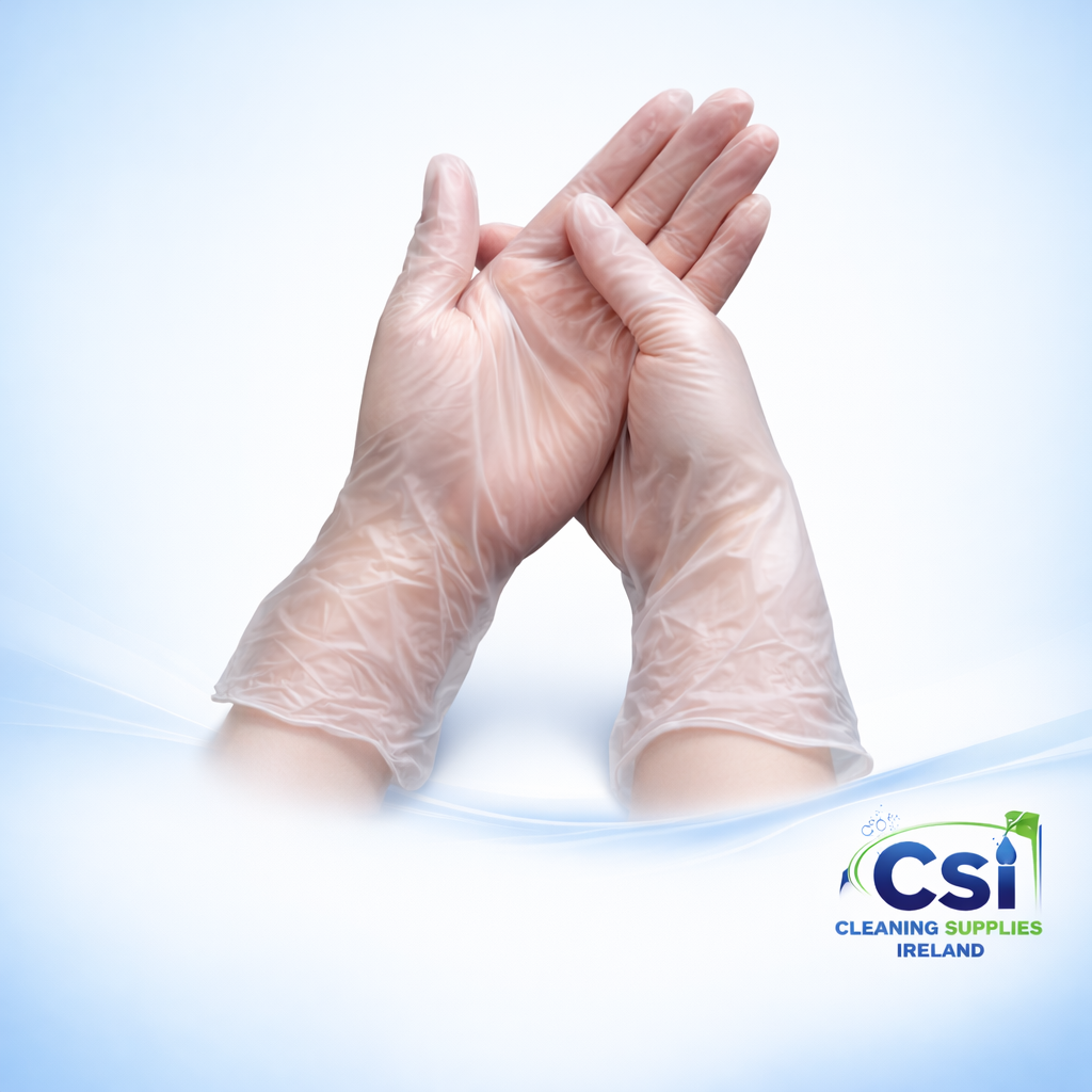 Bulk deal of 32 cases of vinyl healthcare gloves powder free in Ireland