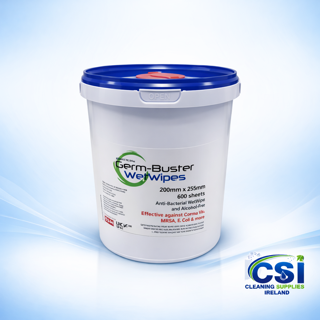 500 Sheet Tub of Disinfectant Hand Wipes Effective Against Weil's Disease and Leptospirosis