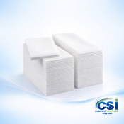 White 2 Ply Dinner Serviettes 40cm