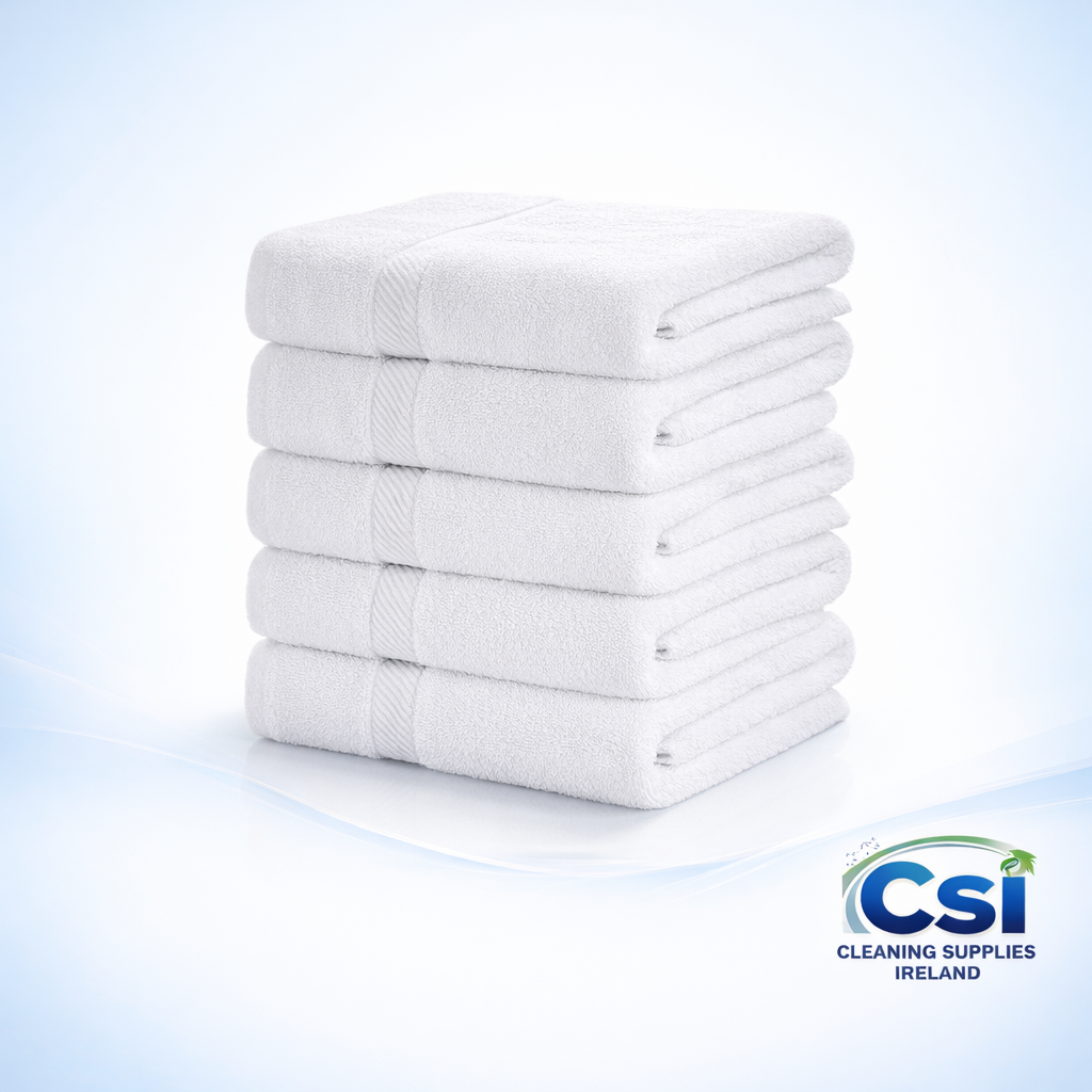 9kg Bale of White Linen Cleaning Rags for Professional Lint-Free Polishing and Glass Cleaning