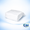 9kg vacuum-packed bag of white terry towelling cleaning cloth rags for industrial use.