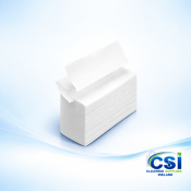 Interfolded White Z Fold Hand Towels 2-Ply 2400 Count for Universal Paper Towel Dispensers