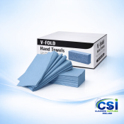 Z Fold Hand Towels Blue with Free Handi Dispenser